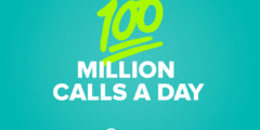 100 مليون مكالمة صوتية يوميا على واتس اب