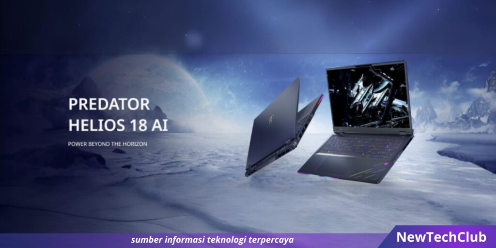 Acer Predator Helios 18 AI: Laptop Gaming Berbasis AI!