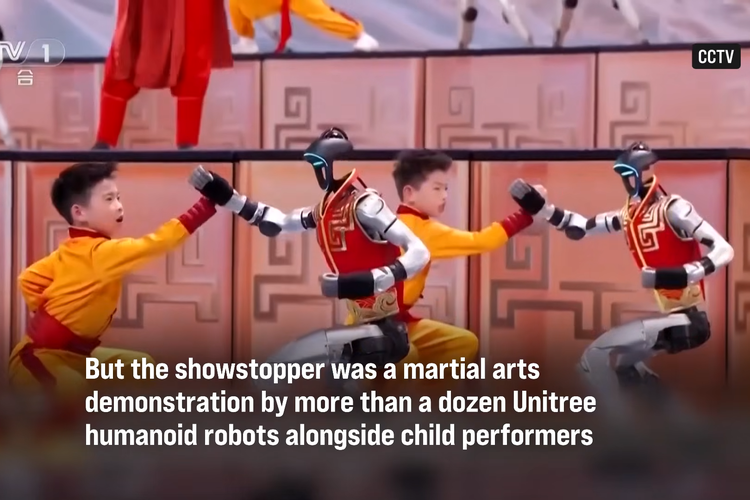 Canggih! Robot Humanoid Buatan China Kini Bisa Melakukan Gerakan Kungfu dan Salto Berulang